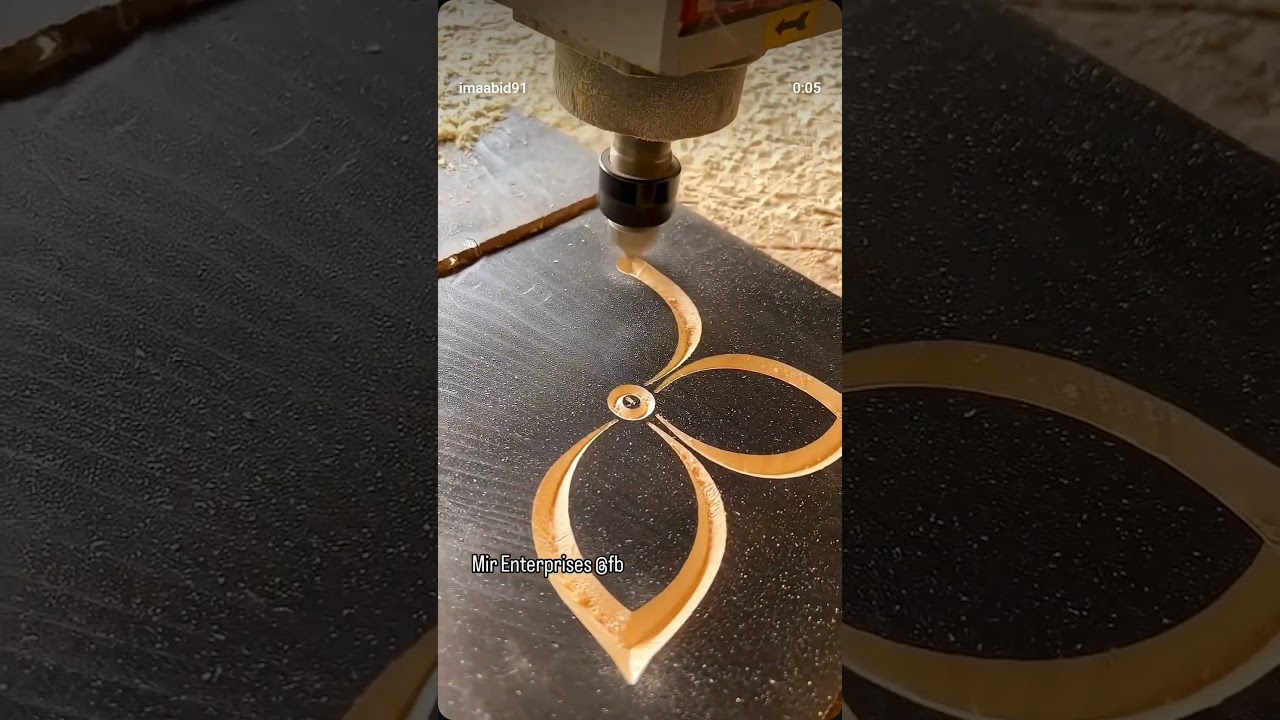 CNC 2.5d wood carving 