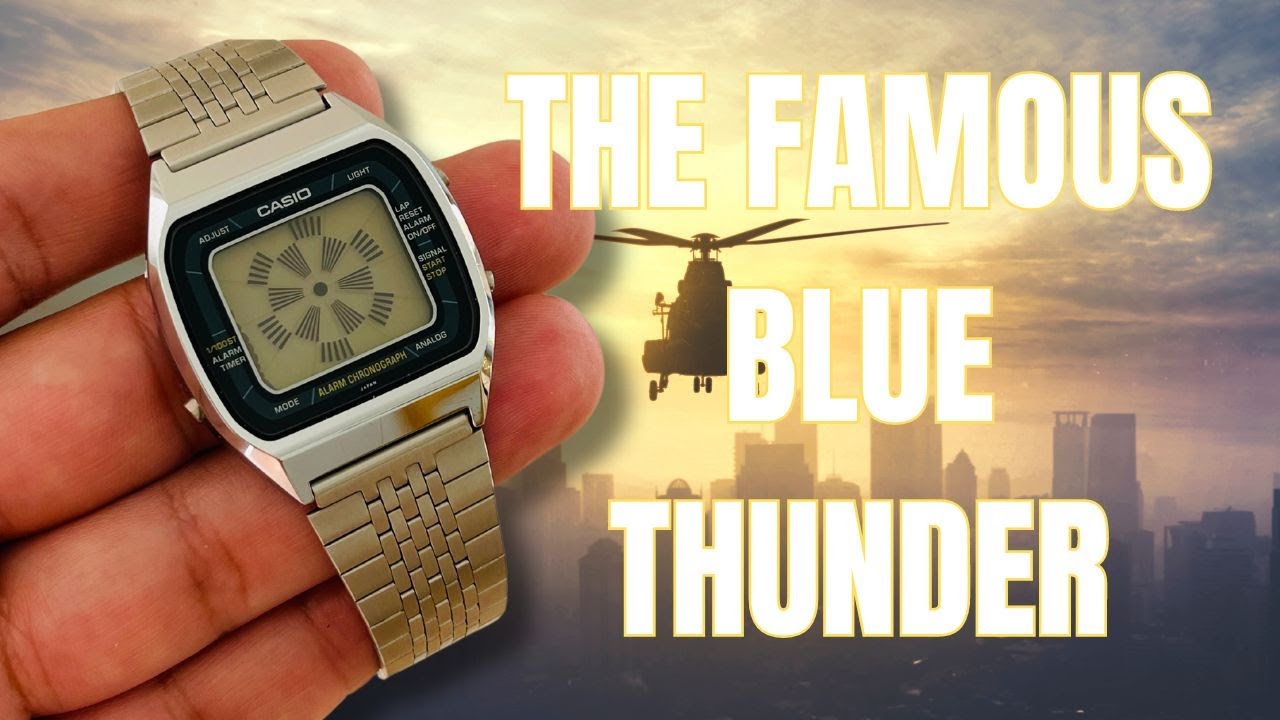1983 Casios Famous blue thunder watches