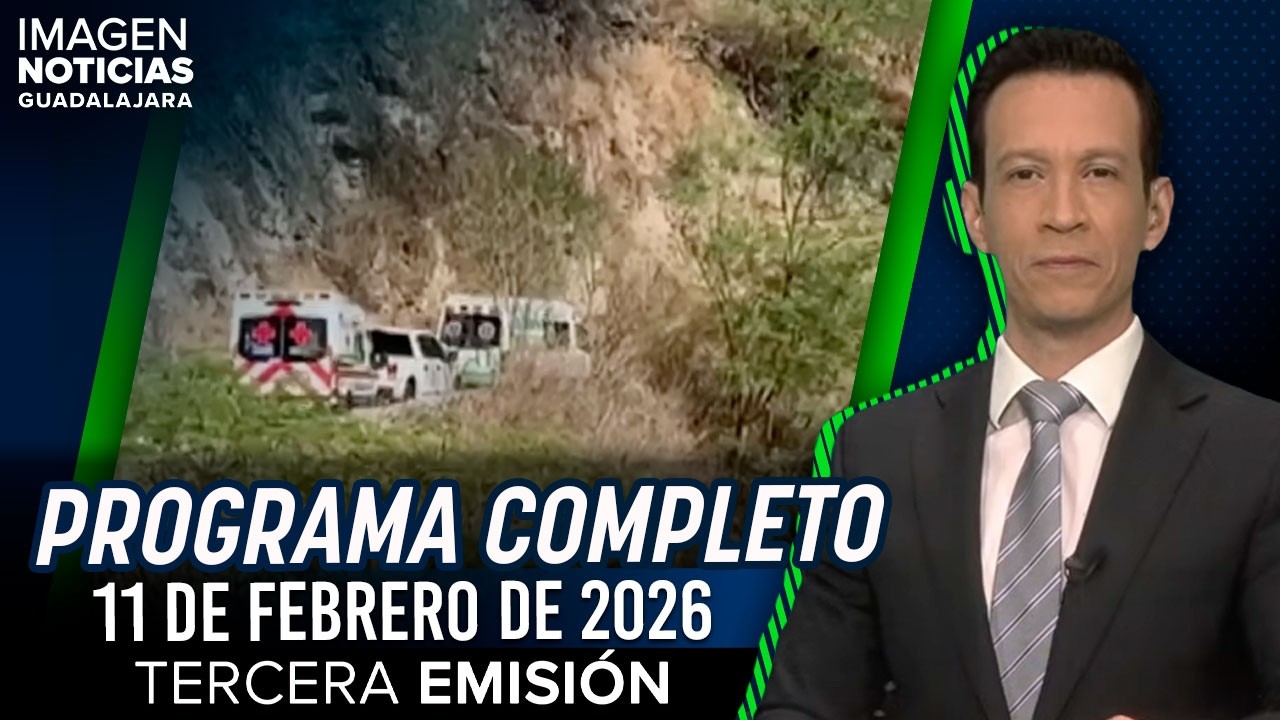 Imagen Noticias GDL con Ricardo Camarena | Programa completo 11 de febrero 2026