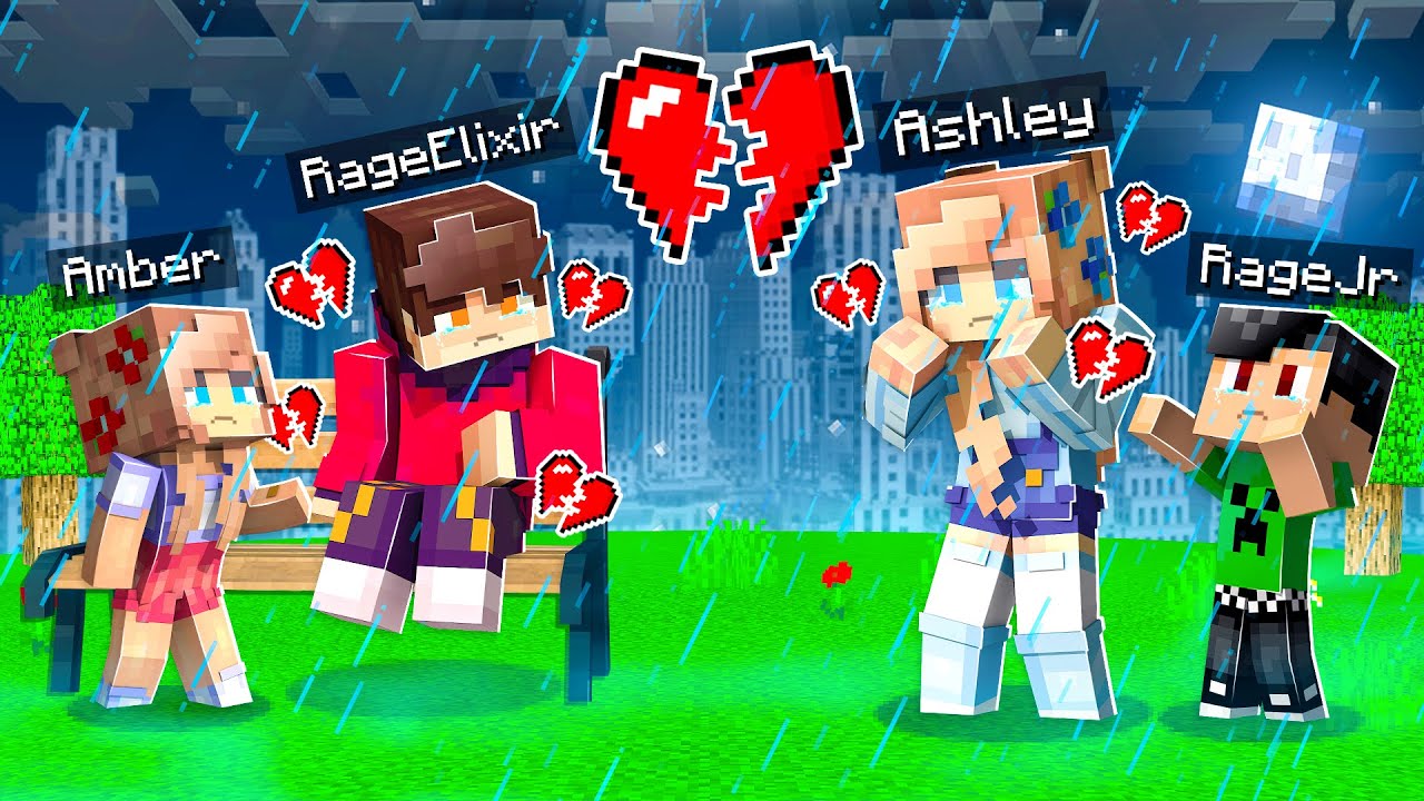 WE BROKE UP IN MINECRAFT.. *SAD*