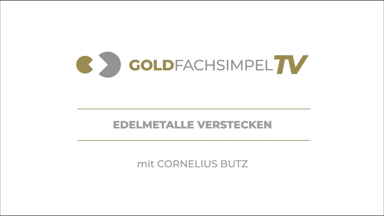 Edelmetalle verstecken