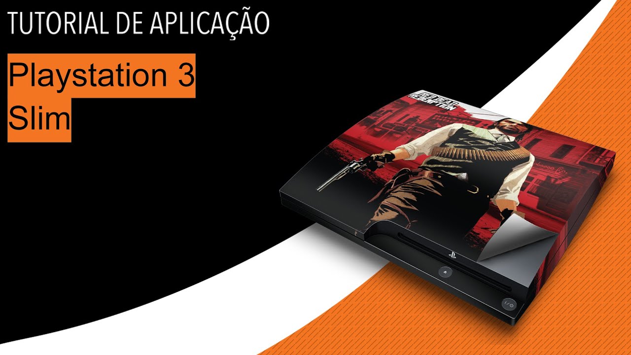 SKIN PS3 SLIM - Tutorial de Aplicação - Pop Arte Skins