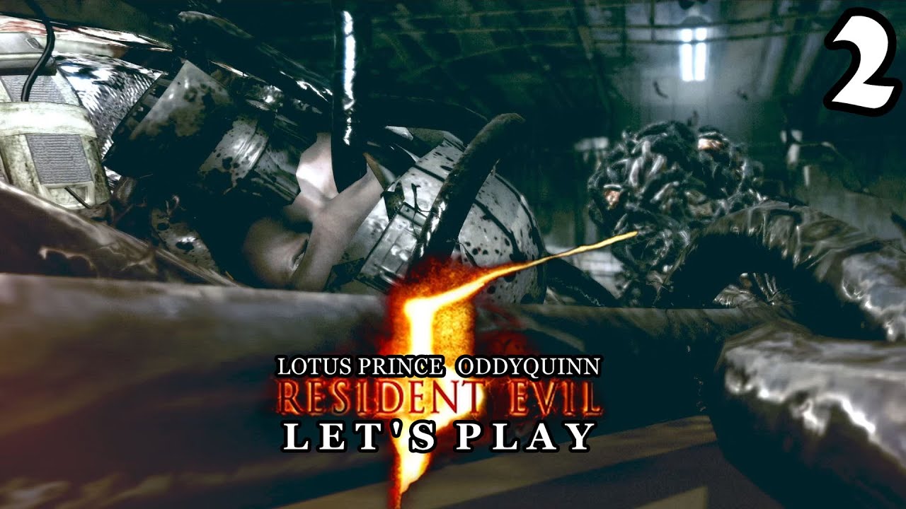 Resident Evil 5 - Part 2 (1-2): Lotus Prince and OddyQuinn Let's Play