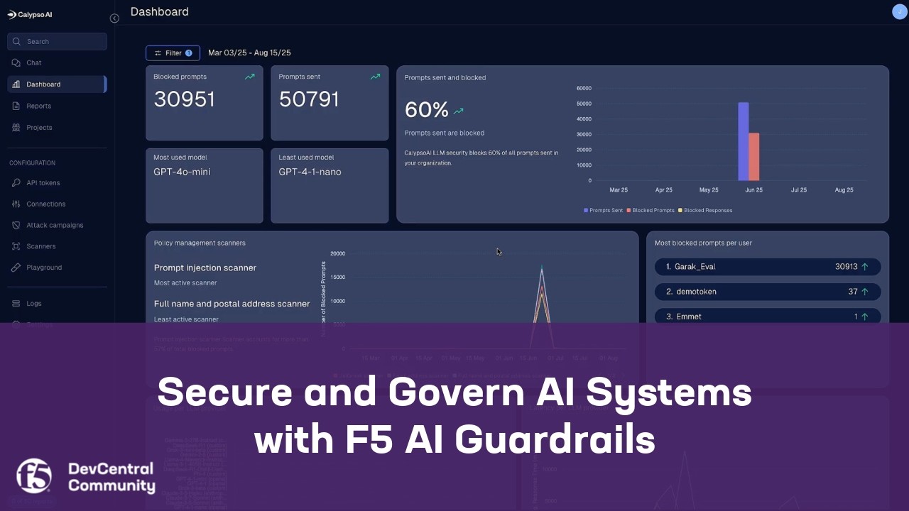 Защита и управление системами искусственного интеллекта с помощью F5 AI Guardrails