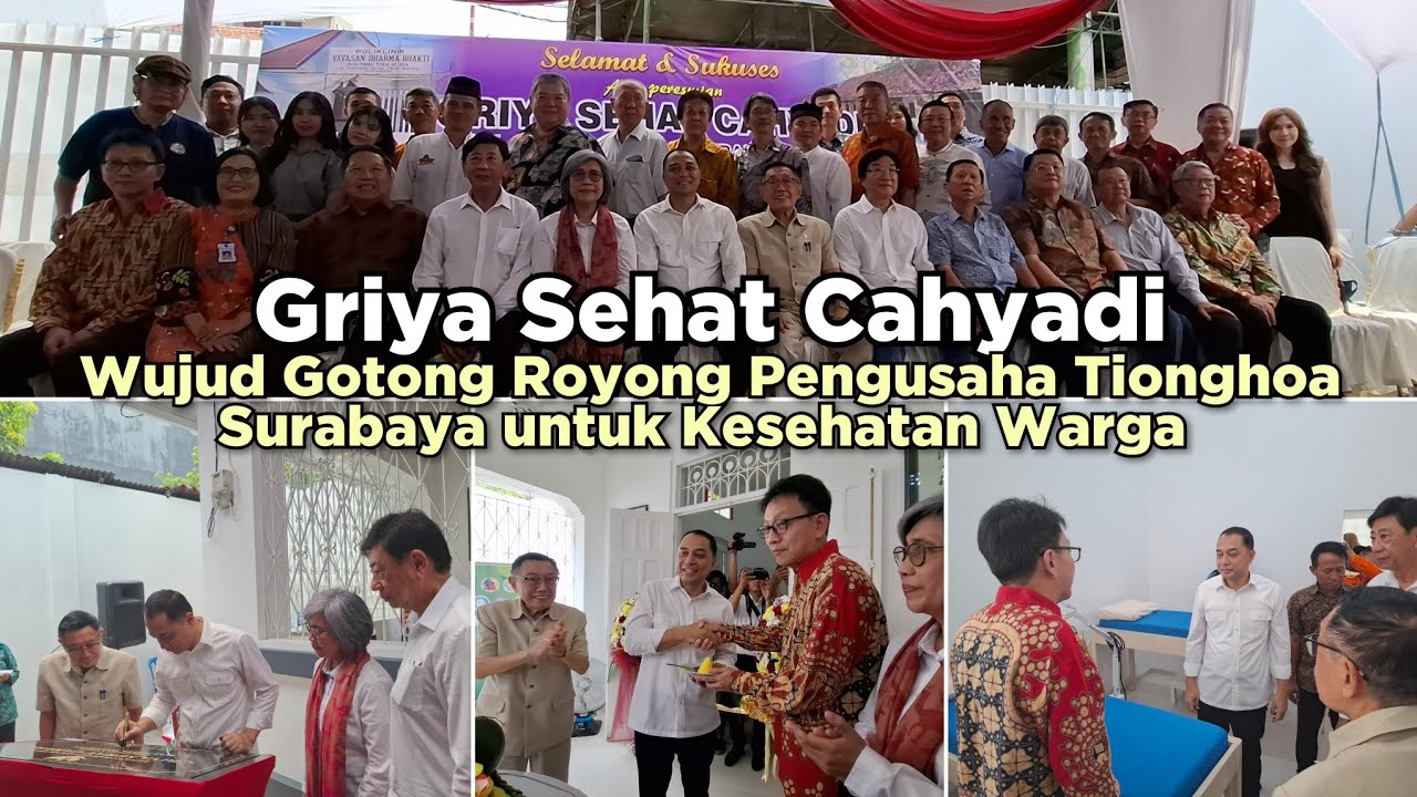 Griya Sehat Cahyadi, Wujud Gotong Royong Pengusaha Tionghoa Surabaya untuk Kesehatan Warga