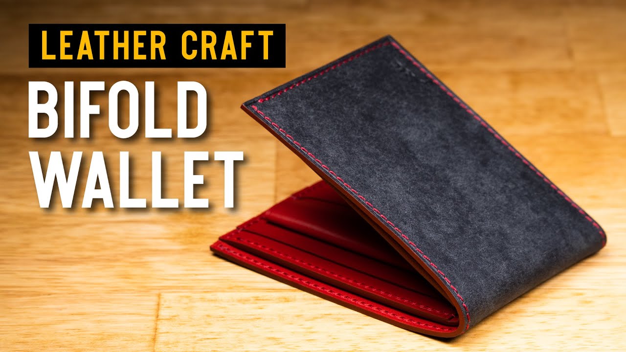 [가죽공예]남성반지갑 만들기 : [leather craft]making a men's bifold wallet