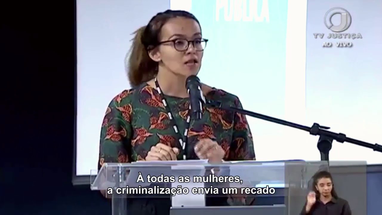 Cristina Telles na Audi&ecirc;ncia P&uacute;blica sobre Descriminaliza&ccedil;&atilde;o do Aborto - ADPF442