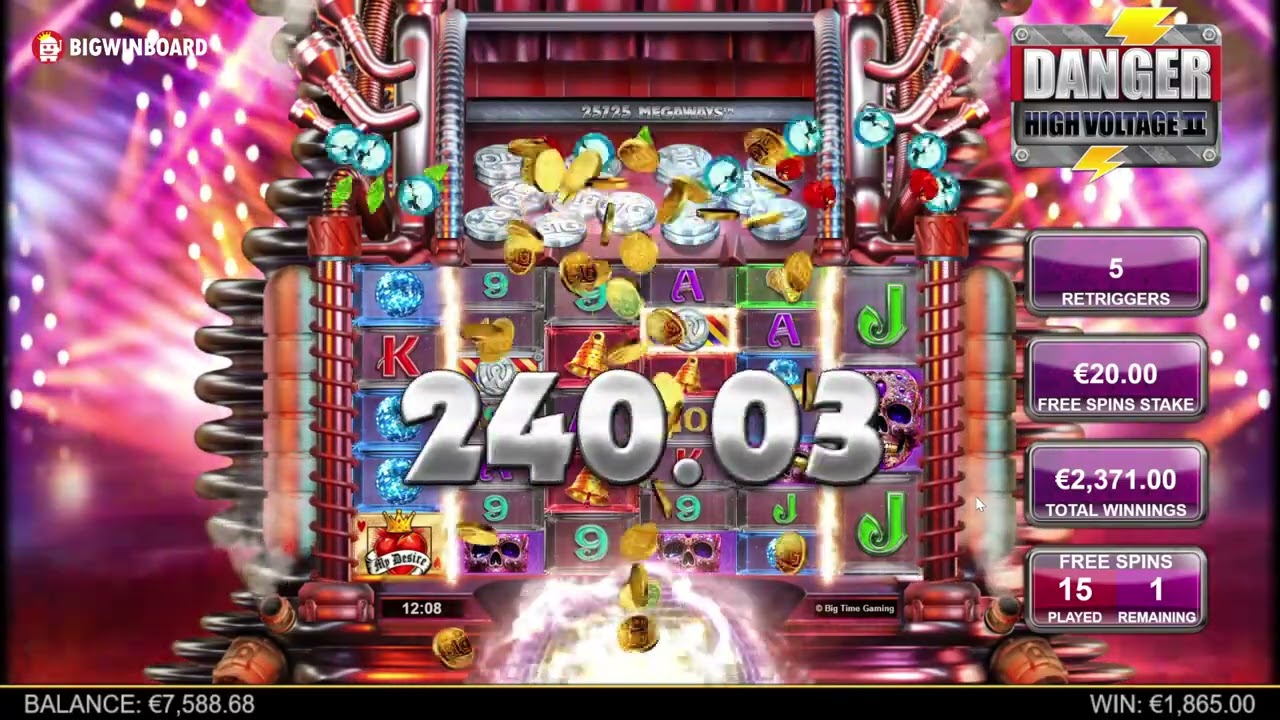 🔥 DANGER! HIGH VOLTAGE 2 (BIG TIME GAMING) 🔥 NEW SLOT! 💥 FIRST LOOK! 💥