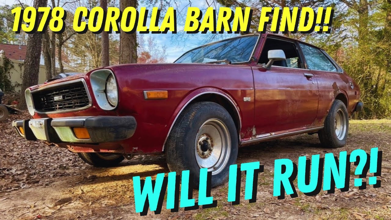 Parked for 31 years?! Te51 Corolla - WILL IT RUN?! Episode 1