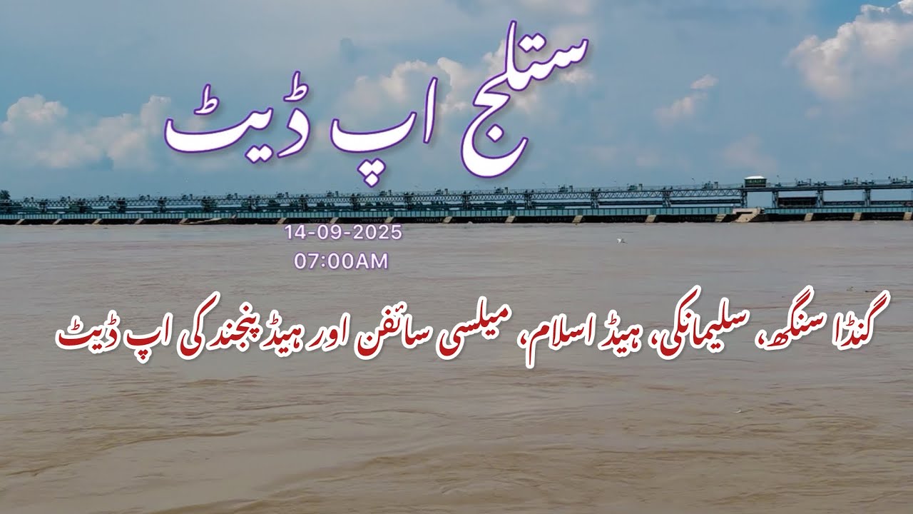 Satluj Update | Bhakra & Pong Level | Ganda Singh | Sulemanki | Head Islam | Melsi Syphon | Panjnad