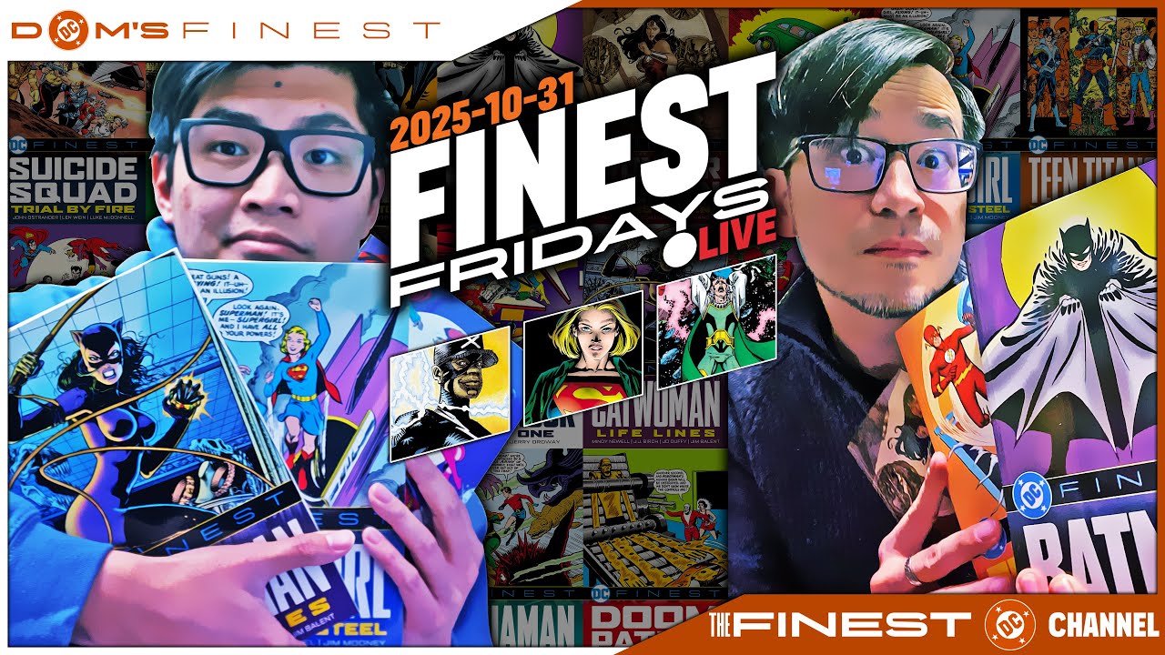 Finest Fridays Episode 14: Static Shock Origins, Peter David Supergirl, & Crisis on Infinite Earths!