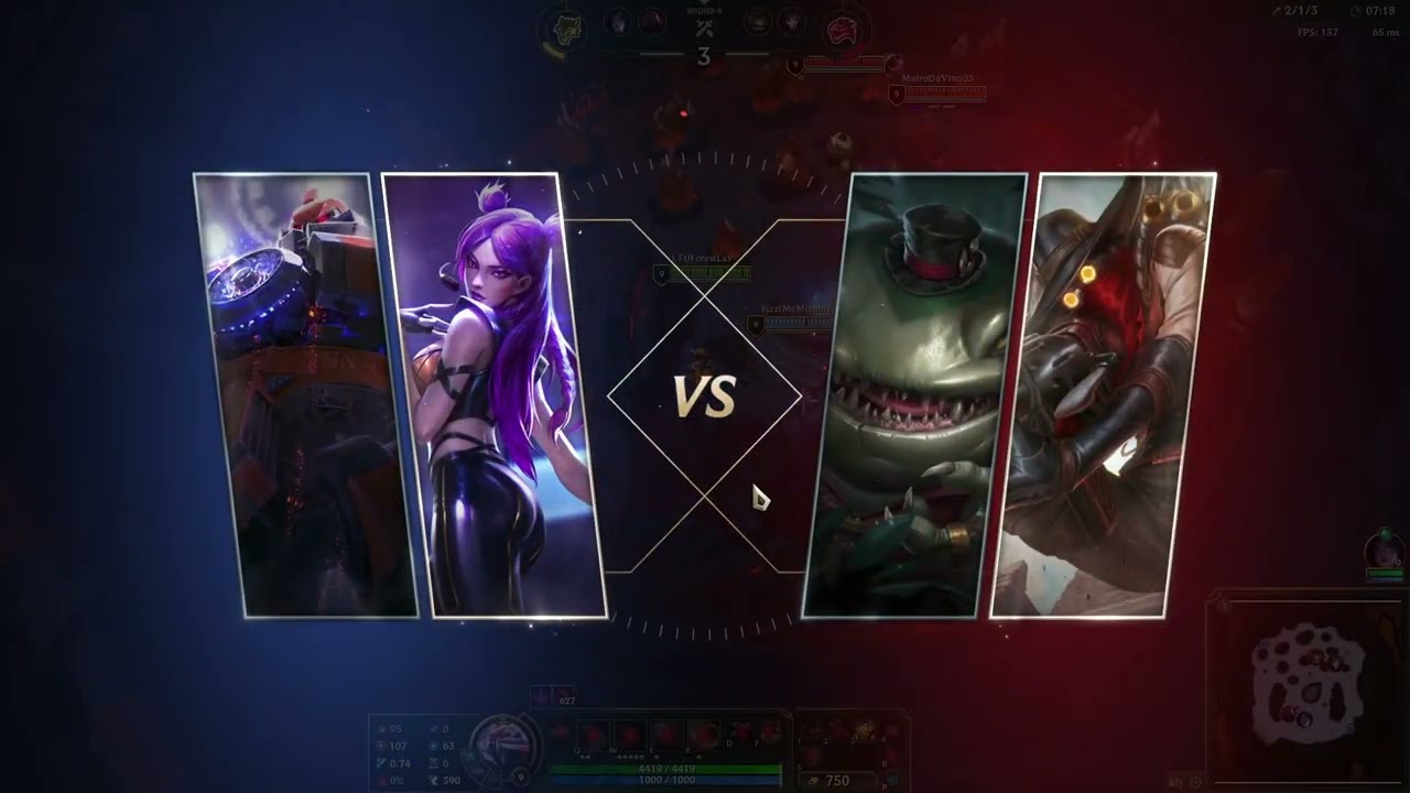 Sion and Kai'sa made team's disapear