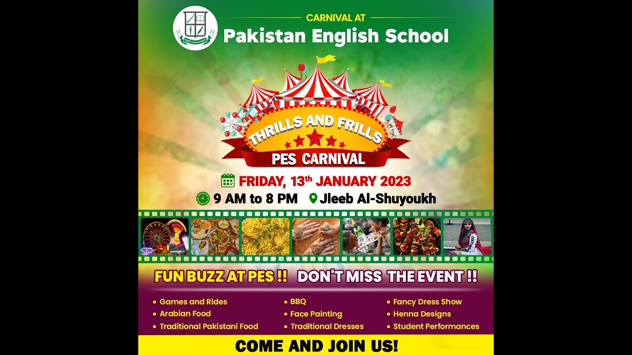 The Carnival 2023 # Pakistan English School (PES) Jleeb Al Shuyoukh, Kuwait
