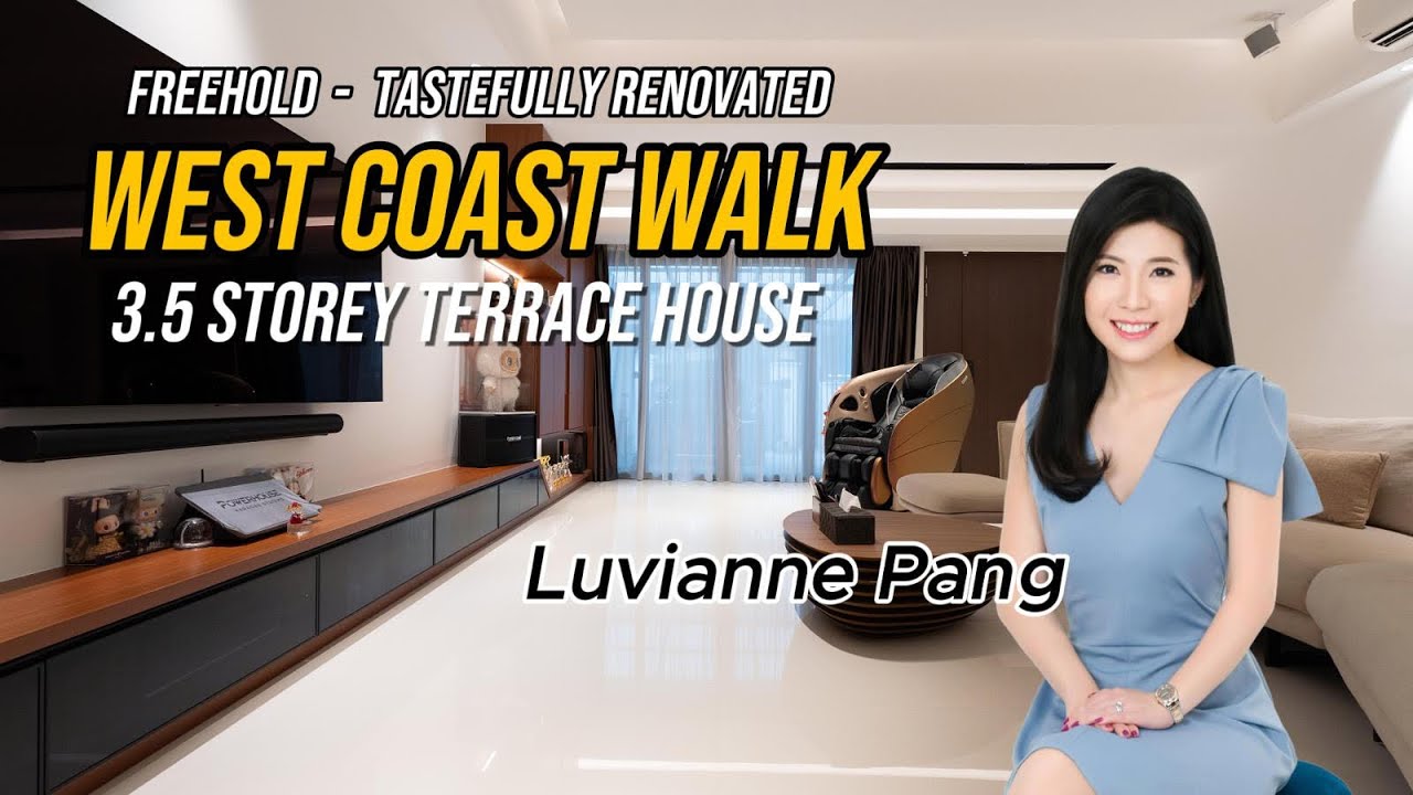 Home Tour - Tastefully renovated freehold terrace house at West Coast Walk Singapore