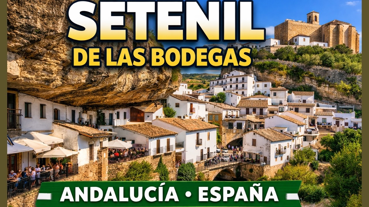 Setenil de las Bodegas 😉 El Pueblo Bajo la Roca Más Impresionante de España