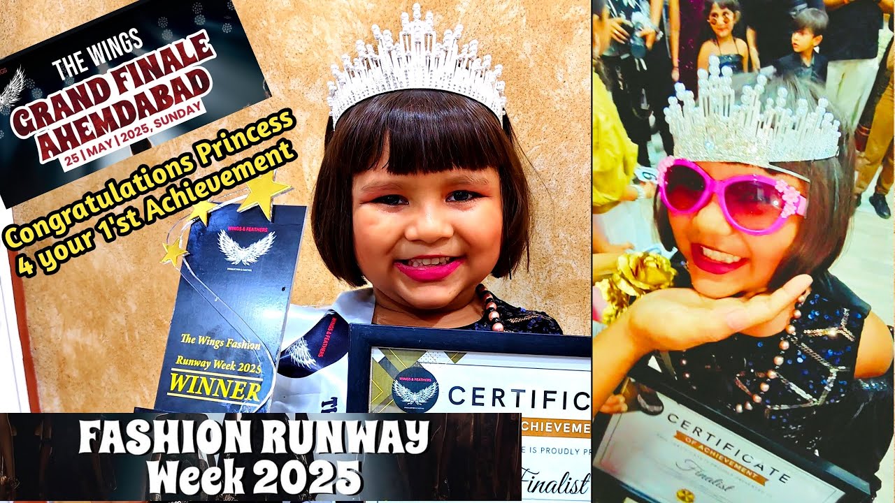 My BIG WIN! First Place in Ahmedabad Fashion Show! ✨ (Amayra the Learner) #victory