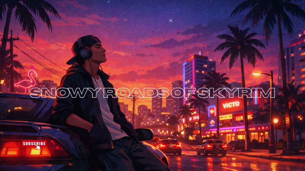 GTA 6 Night Drive – Urban Lofi Beats to Chill, Study & Relax