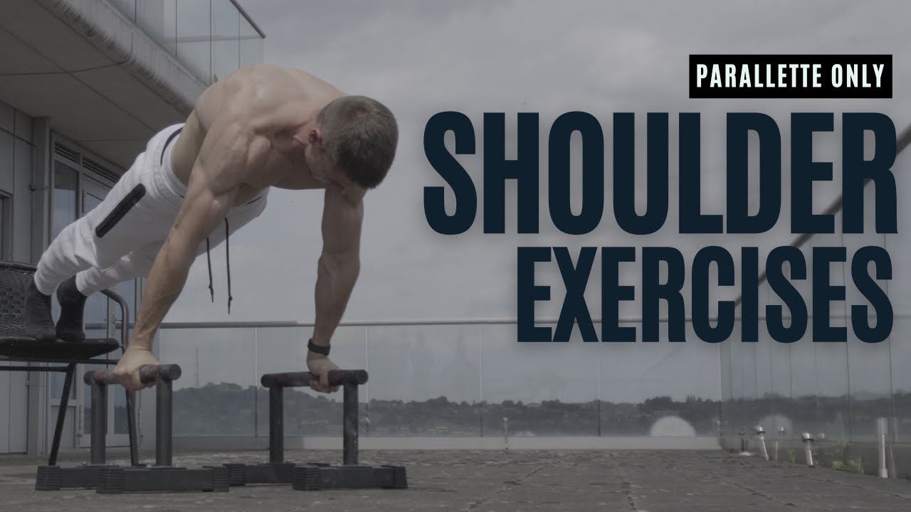 5 Shoulder Exercises for Parallette Bars! | Ultimate Shoulder Workout