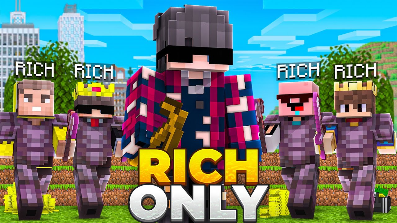 How I EXPOSED this 'RICH ONLY' Minecraft Server!