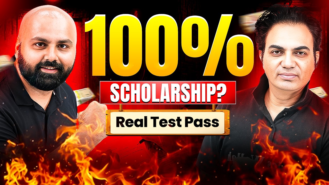 NEET/JEE 2027 🚨 Your Chance to Earn Up to 100% Scholarship | REAL Test Pass 🔥#pw