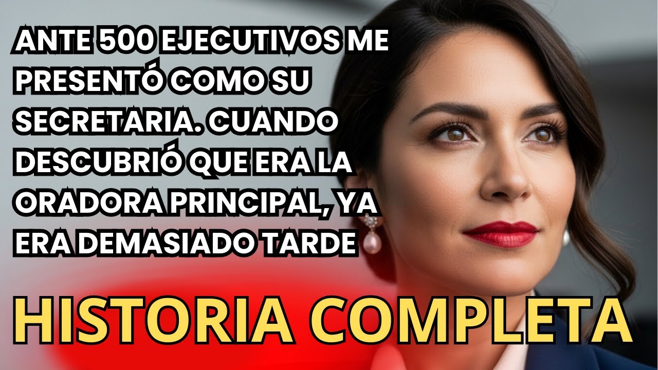 Mi Marido Me Presentó Como Su Secretaria en la Conferencia—No Sabía que Soy la Keynote Speaker