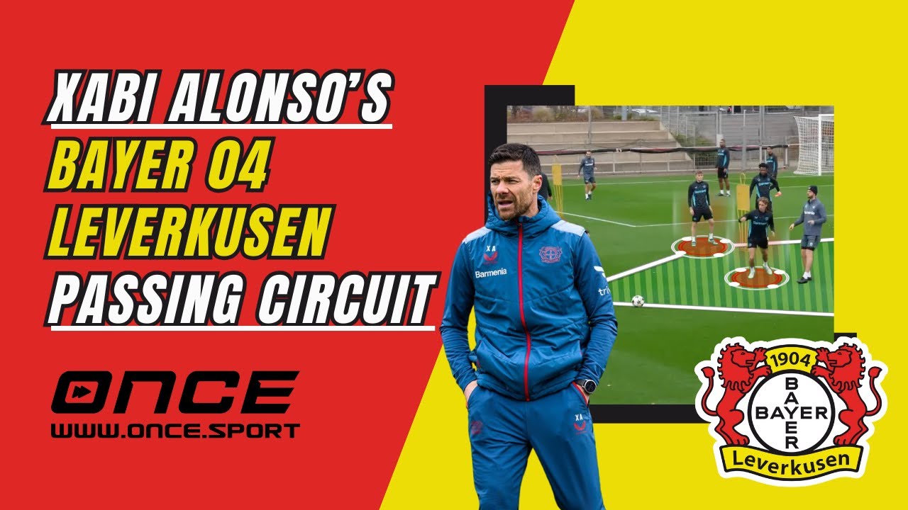 Xabi Alonso’s Bayer Leverkusen Passing Circuit | Pro Level Football Drill