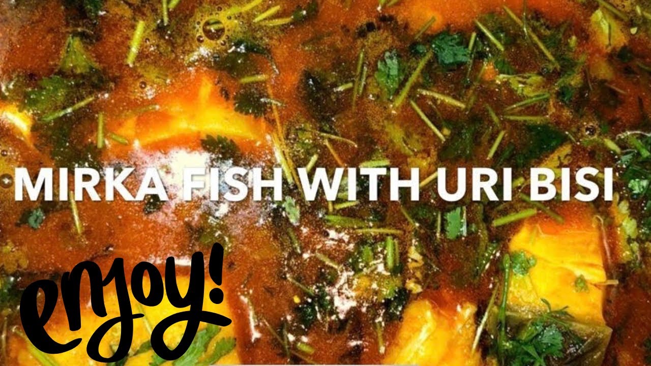 DELICIOUS MIRKA FISH WITH URI BISI (BEANS) CURRY|QUICK AND EASY TASTY RECIPE