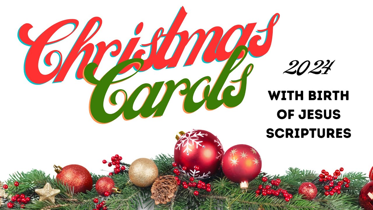 Christmas Carols - Instrumentals with Scripture Reflections. Neon lighting Background. #christmas