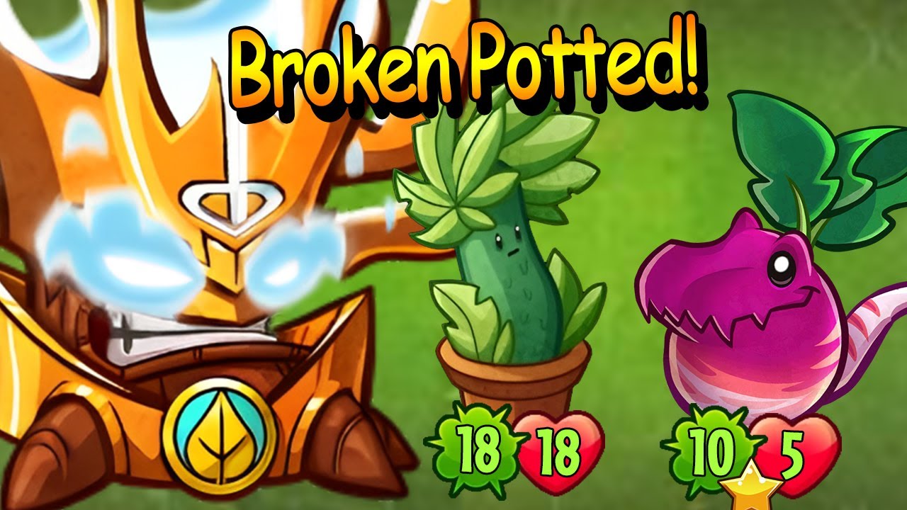 Captain Combustible With Potted Is ABSOLUTELY BROKEN!!! ▌PvZ Heroes
