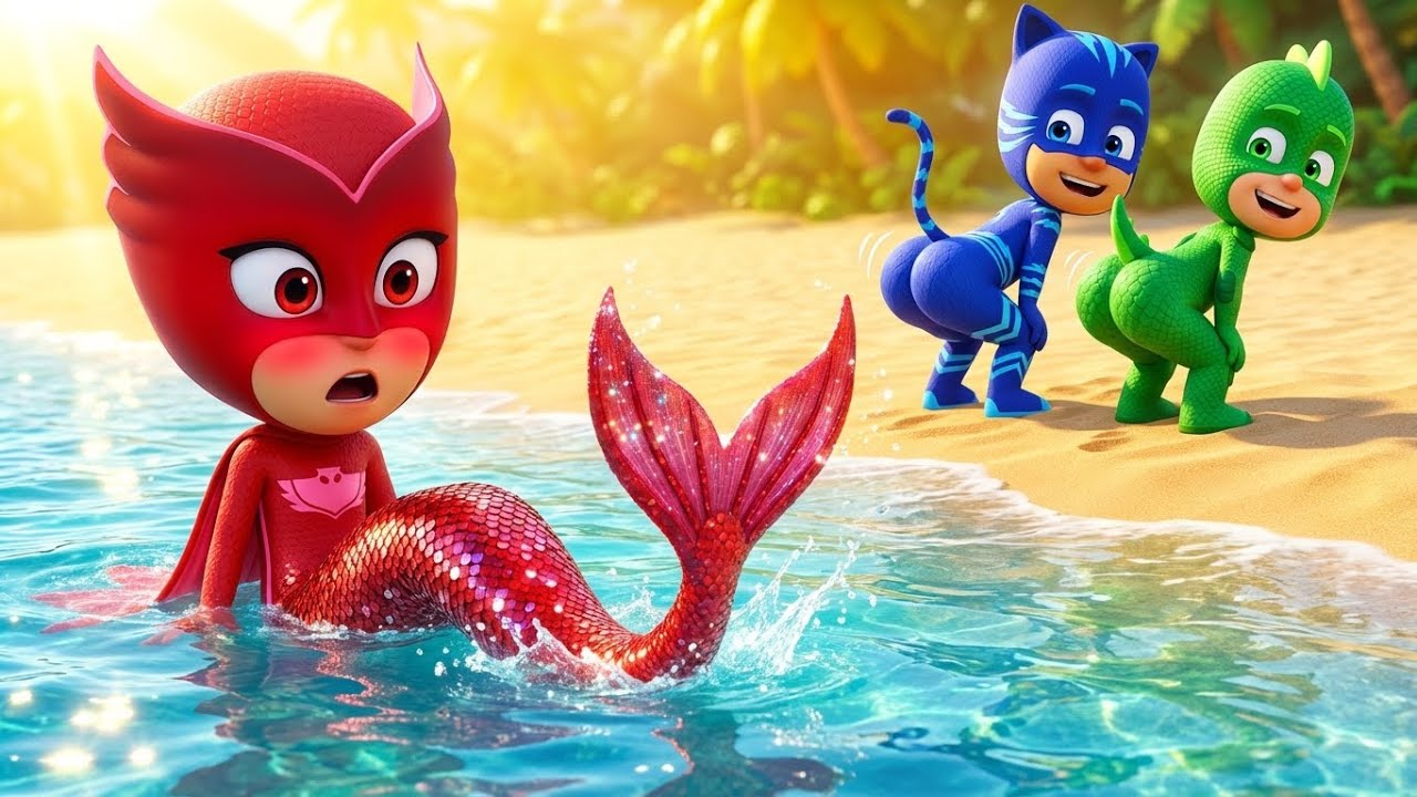 Owlette Turns into a MERMAID! 🧜✨ Magical Sea Transformation | Funny 3D Animation