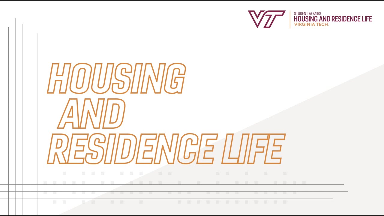 Spring Open House 2021 - Housing and Residence Life at Virginia Tech