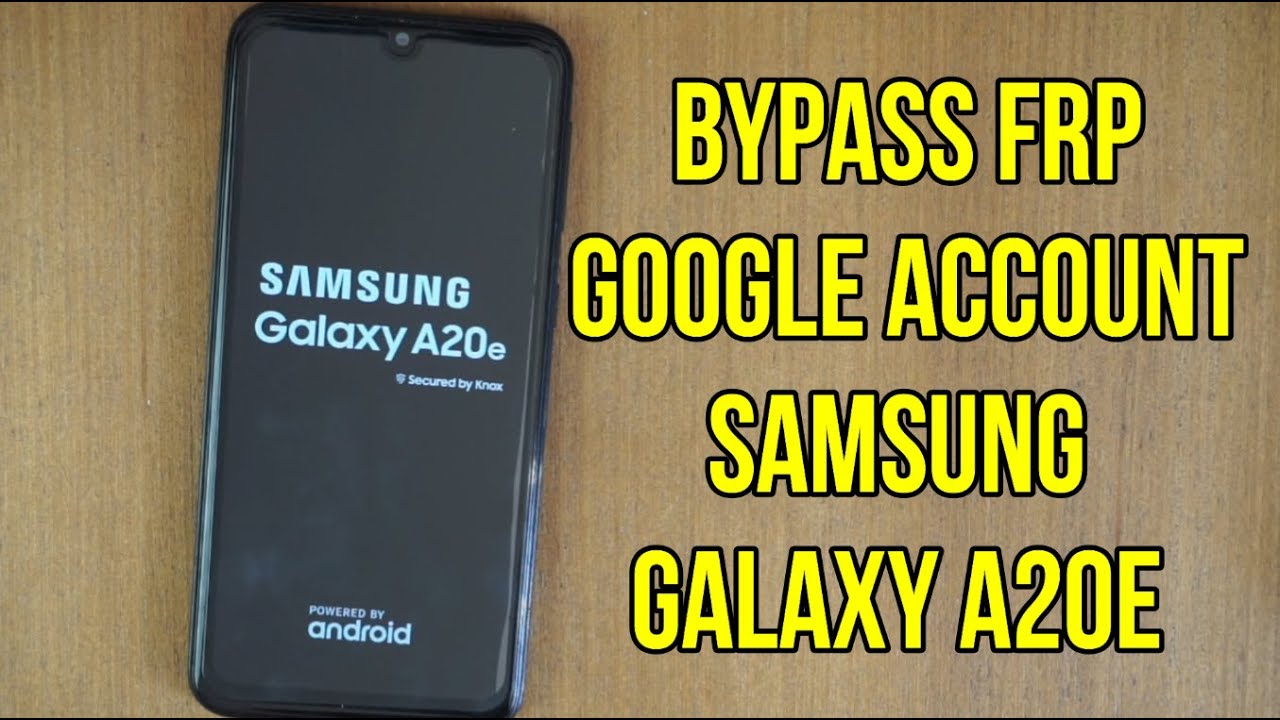 Samsung A20e A202F Frp google account Bypass new method