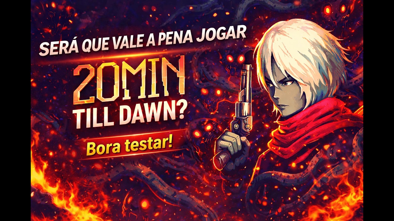 20 Minutes Till Dawn é bom mesmo? Bora testar!🤔🤔🔥