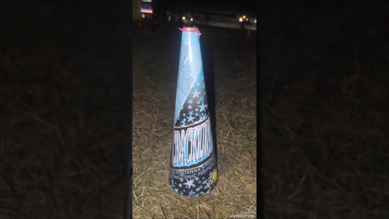 🎇Fontanna stożkowa CRACKLING 7m FC1304 Jorge🎇#fontanna #fontaine #fajerwerki #fireworks #jorge