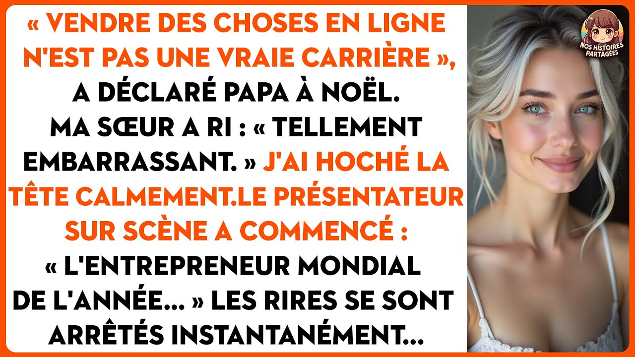 « Vendre des choses en ligne n'est pas une vraie carrière », a déclaré papa à noël.