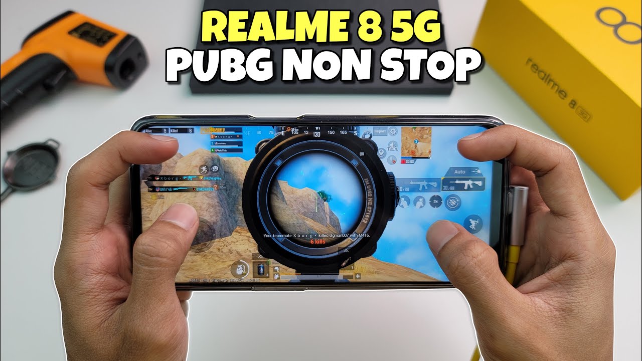 RAM SAMPAI 13GB ! Tapi Power Ke PUBG ? REALME 8 5G PUBG Non Stop