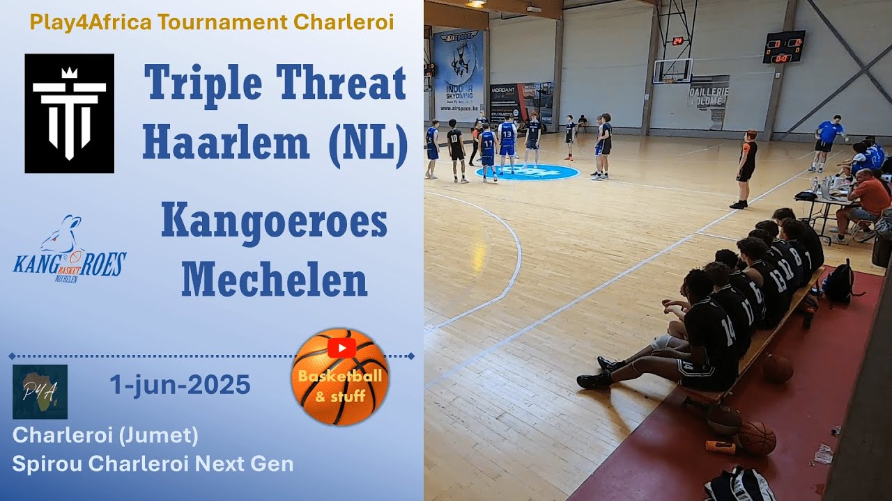 2025-06-01 Triple Threat Haarlem (NL) - Kangoeroes Mechelen - U16 Play4Africa