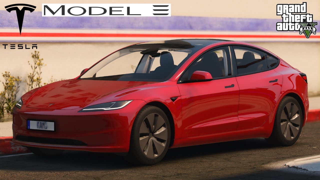 Uber 2024 Tesla Model 3 - NVE GTA 5