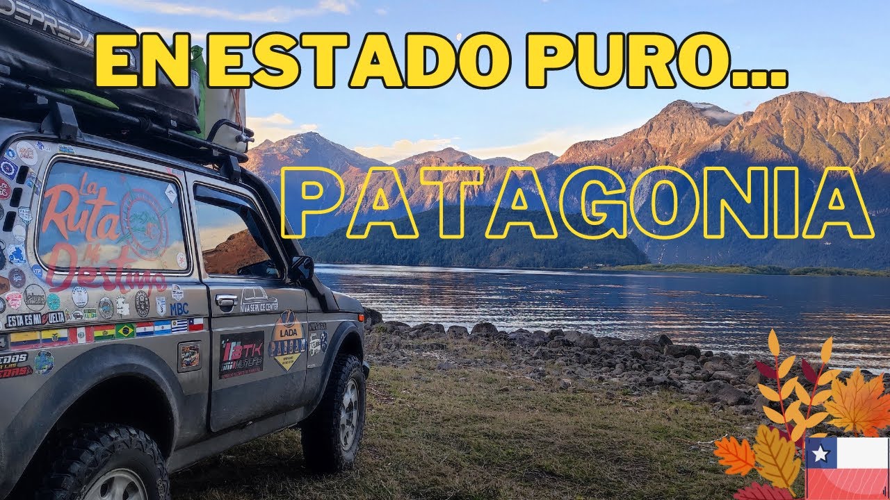 Travesía por la Ruta Austral Chile: 🚙💨 Nuestro Viaje Épico en Lada Niva 🏔️#aventuras  #wildcamping
