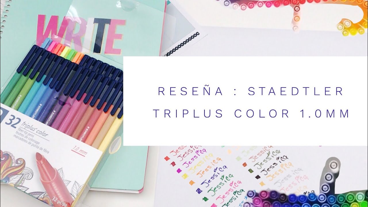 Reseña: staedtler triplus color 1.0mm