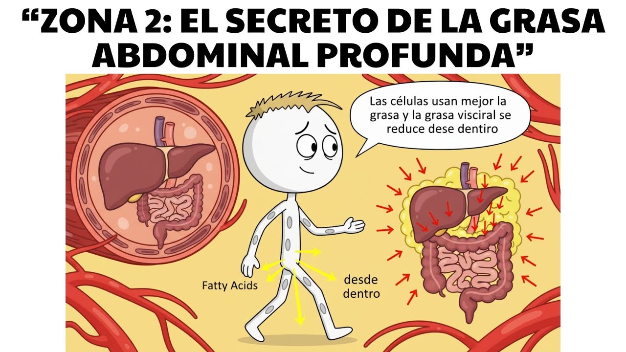 ¿Cuánto tiempo necesitas caminar en zona 2 para empezar a quemar grasa visceral? (Ciencia explicada)