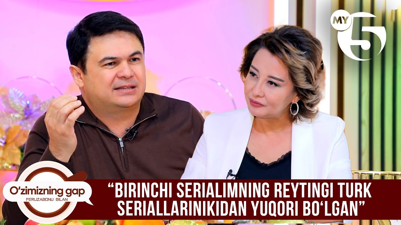 “Birinchi serialimning reytingi turk seriallarinikidan yuqori bo‘lgan” | O'ZIMIZNING GAP