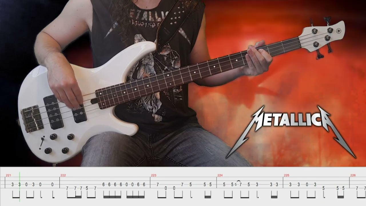 Master Of Puppets - Metallica (bass cover & tab)