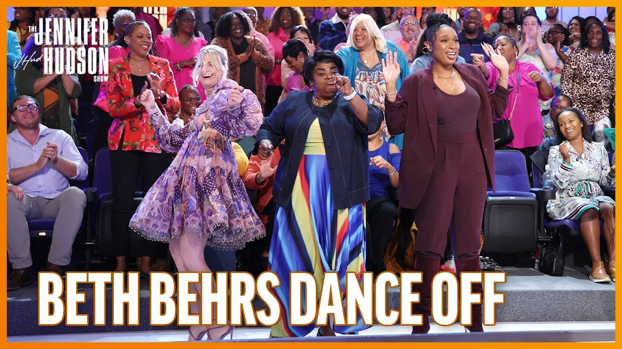 Beth Behrs Dance Battles with Members of the Audience!
