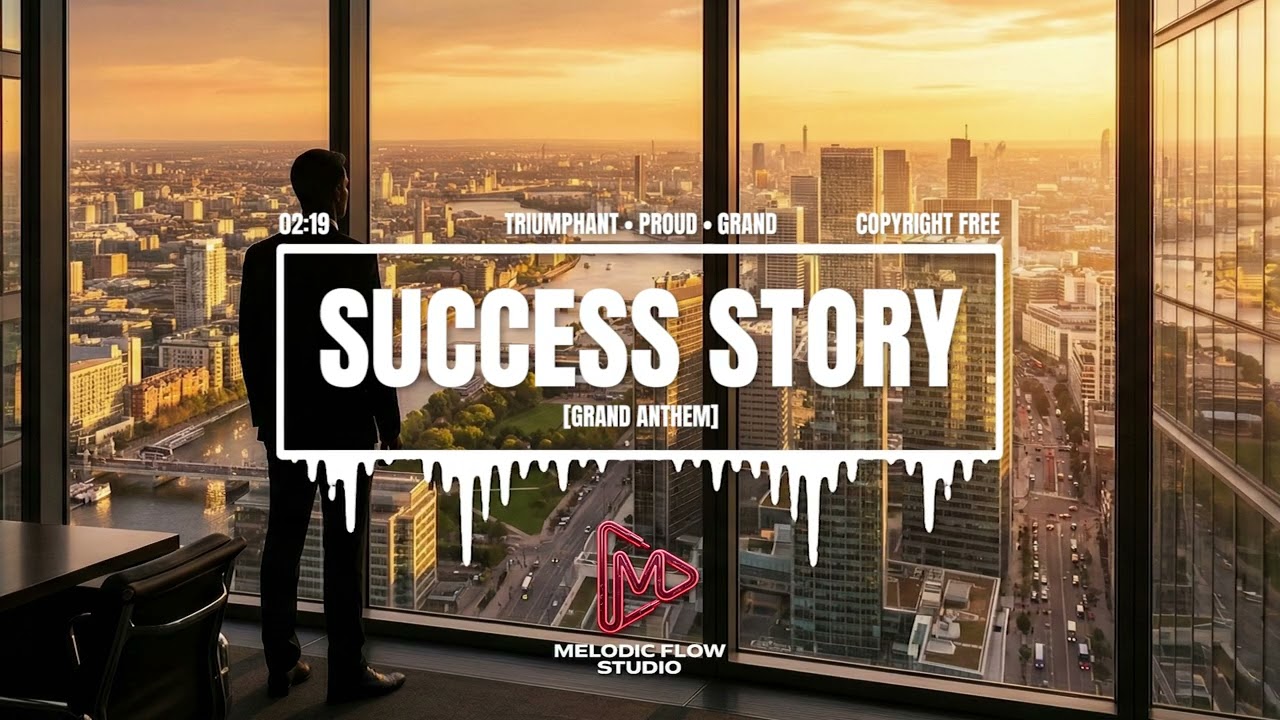 SUCCESS STORY (No Copyright Music) Grand Orchestral Anthem for Triumphant Milestones