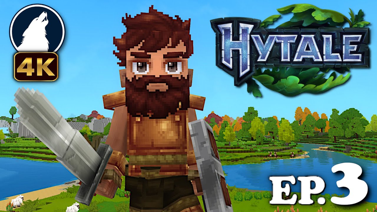 ESPLORIAMO BIOMI STUPENDI MA LE CREATURE CI VOGLIONO MANGIARE ! | HYTALE Gameplay ITA | EP.3
