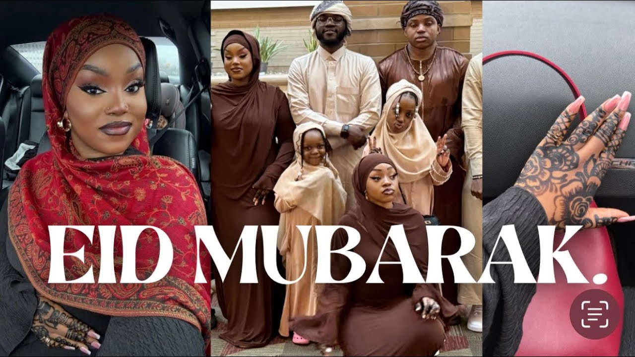 EID VLOG ♡ Eid prep, prayer, family bowling, henna, food, going out of town