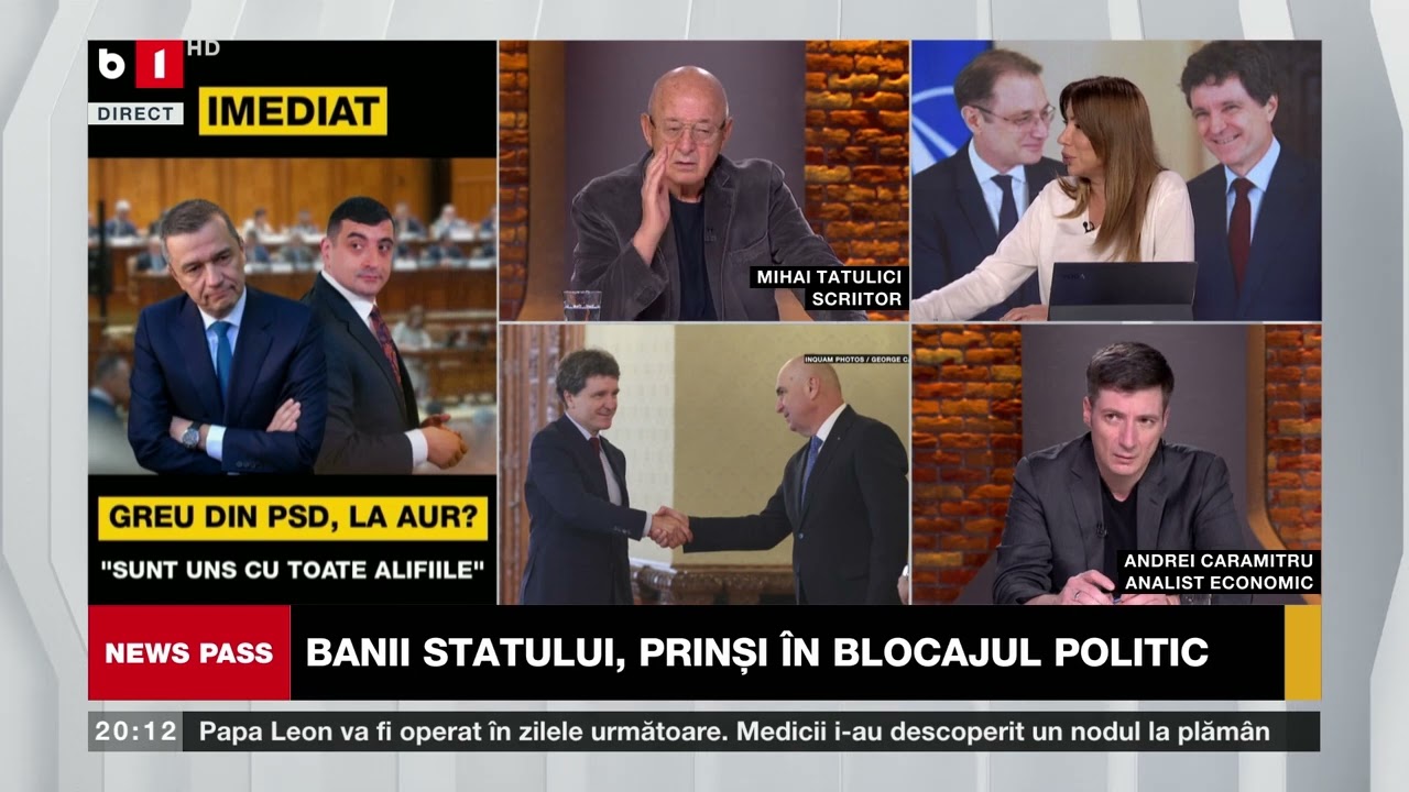 NEWS PASS cu L.Chiriac. COTROCENIUL: NU alegem &icirc;ntre SUA ȘI UE/FAMILIA GEORGESCU acuză persecuții P1