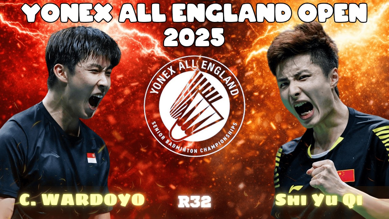 YONEX All England 2025 R32 Explosion: 石宇奇 vs Chico Aura 杀球 & 防守，谁突围？