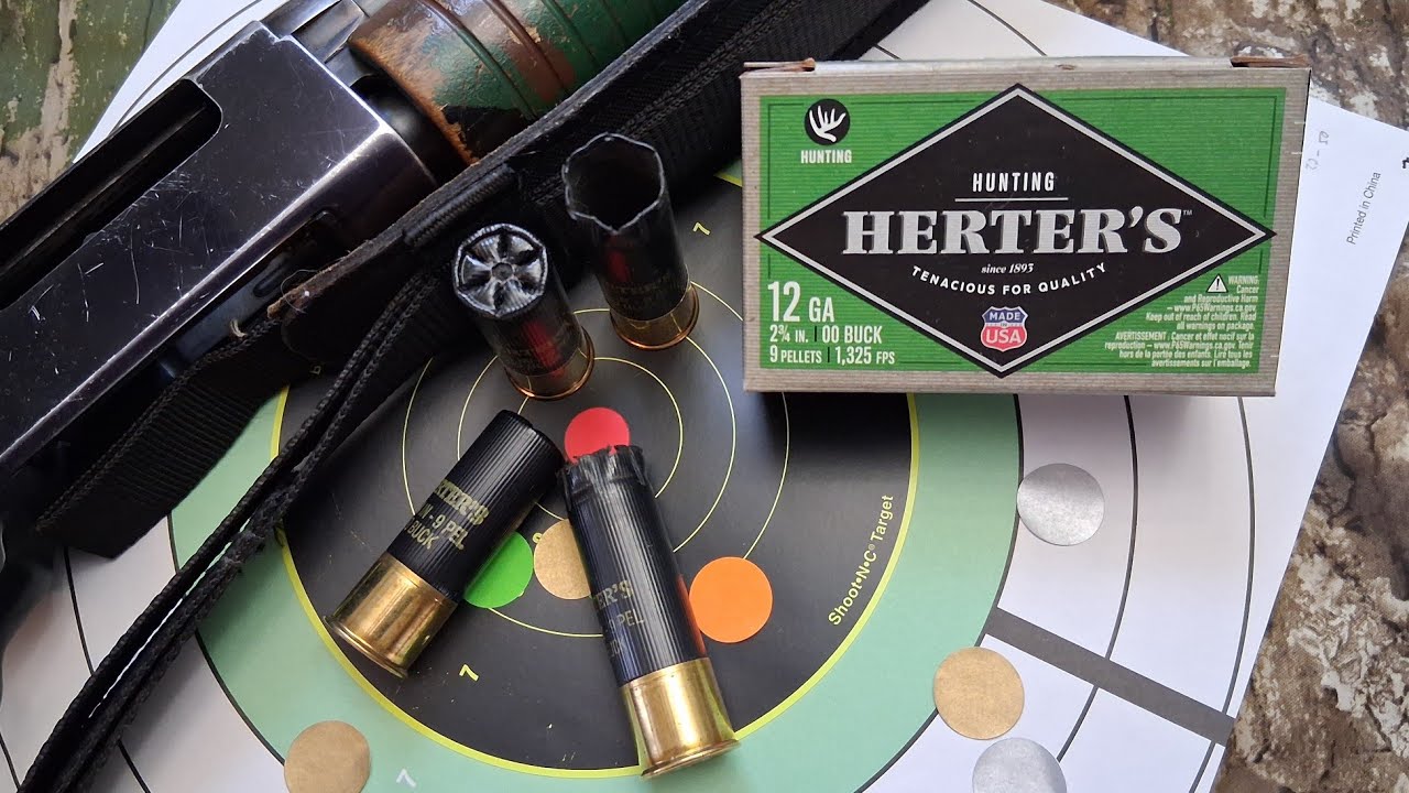 Herter's Standard-length 12 gauge #00 Buckshot Loads